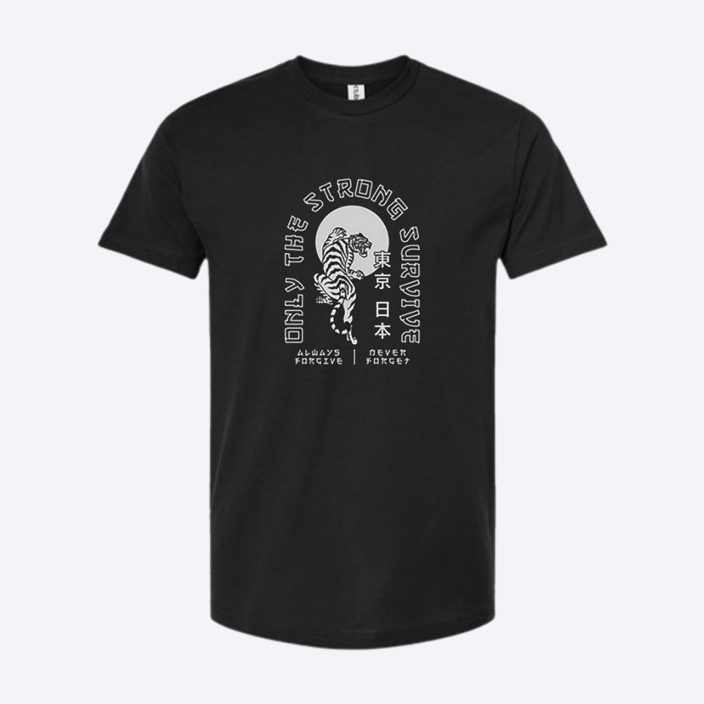 Unisex Strong Fine Black Jersey T-Shirt