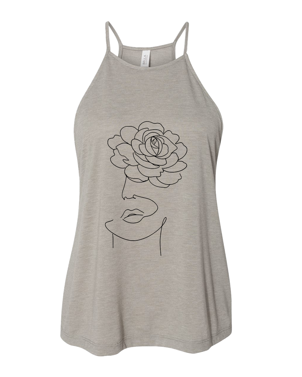 Flower Face Tank Top