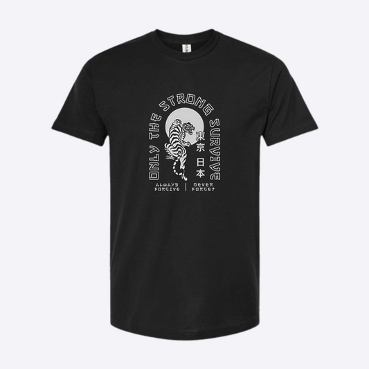 Unisex Strong Fine Black Jersey T-Shirt